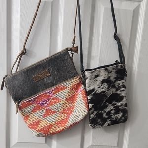 Two Myra Cowhide Bags